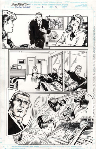 ORIGINAL ART | IRON MAN BOOKSHELF #2, PG.03 by Bob McLeod