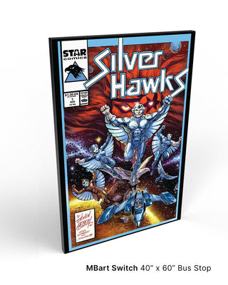 CANVAS | SILVERHAWKS #1: COVER RECREATION by John Hebert