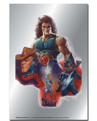 PRINT | LION-O & BLUEGRASS: VOICES OF LARRY KENNEY by Joe Rubinstein