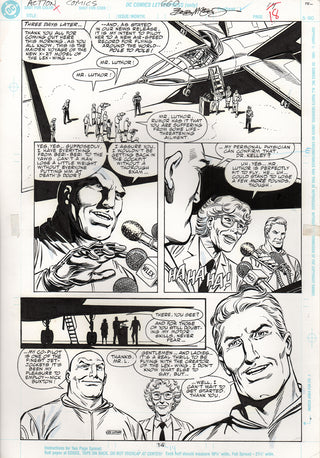 ORIGINAL ART | ACTION COMICS #660, PG.14 by Bob McLeod