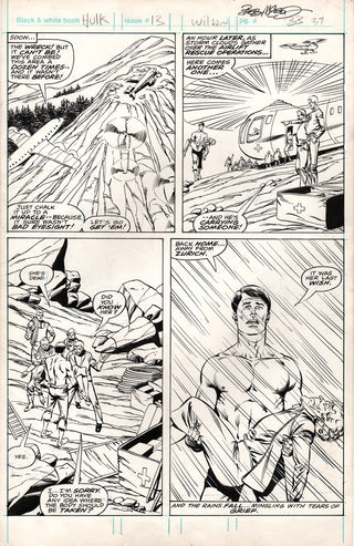ORIGINAL ART | HULK #13, PG.37 by Bob McLeod