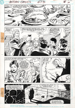 ORIGINAL ART | ACTION COMICS #673, PG.08 by Bob McLeod