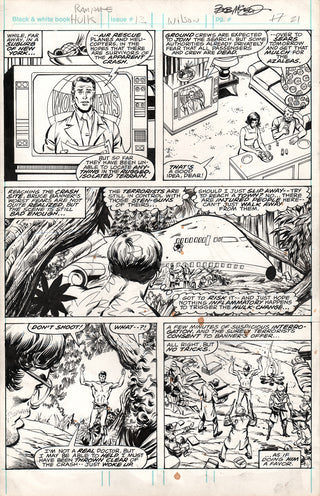 ORIGINAL ART | HULK #13, PG.21 by Bob McLeod