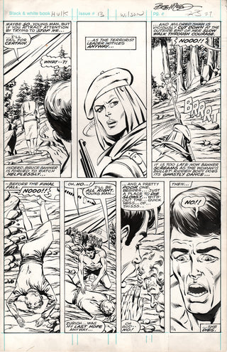 ORIGINAL ART | HULK #13, PG.27 by Bob McLeod