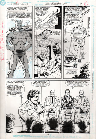 ORIGINAL ART | ACTION COMICS #668, PG.11 by Bob McLeod