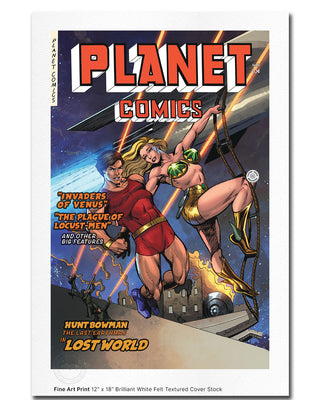 PLANET COMICS #66: GOLDEN AGE TRIBUTE by Joe Rubinstein