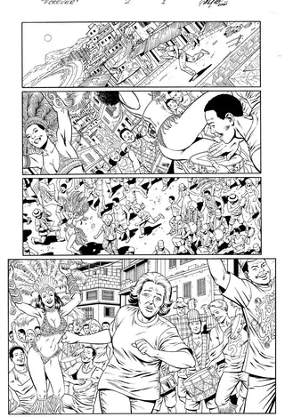 ORIGINAL ART | THE NEW MUTANTS FOREVER #2, PG.01 by Bob McLeod