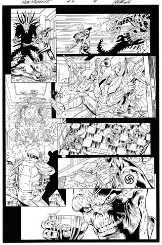 ORIGINAL ART | THE NEW MUTANTS FOREVER #4, PG.07 by Bob McLeod