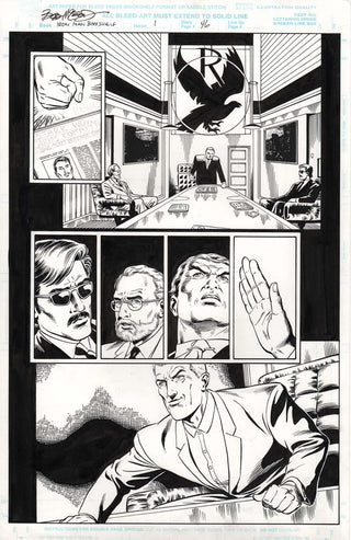 ORIGINAL ART | IRON MAN BOOKSHELF #1, PG.46 by Bob McLeod