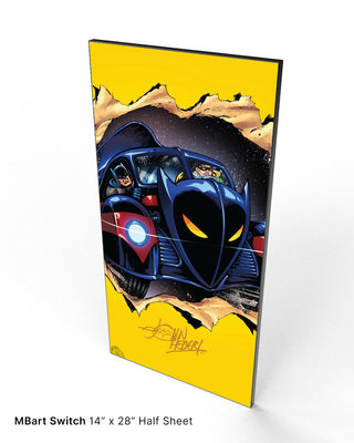 CANVAS | BATMAN: ENTER THE BATMOBILE by John Hebert