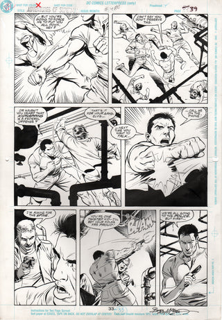 ORIGINAL ART | ADVENTURES OF SUPERMAN #480, PG.33 by Bob McLeod