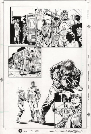 ORIGINAL ART | MR. HERO #2 PG.06 by Bob McLeod
