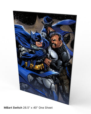 CANVAS | BATMAN VS PUNISHER: UNLEASHED by John Hebert