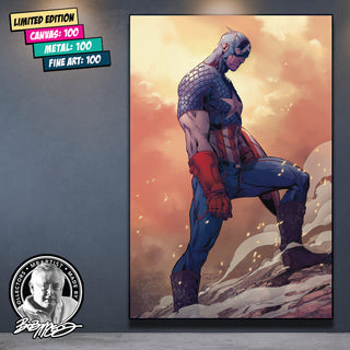 PRINT | CAPTAIN AMERICA: THE PERILOUS FIGHT by Bob McLeod