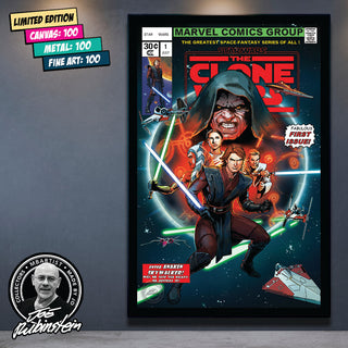PRINT | STAR WARS #1: CLONE WARS VARIANT by Joe Rubinstein