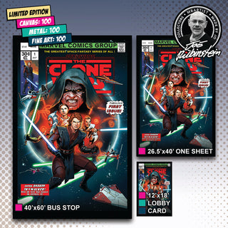 CANVAS | STAR WARS #1: CLONE WARS VARIANT by Joe Rubinstein
