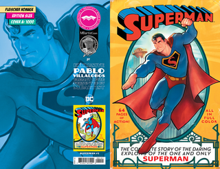 COMIC BOOK | SUPERMAN #1 FACSIMILE: EXCLUSIVE VARIANT by Pablo Villalobos