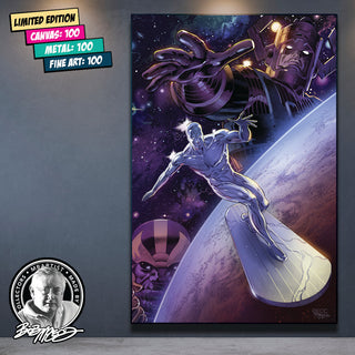 PRINT | THE SILVER SURFER: SKY-RIDER OF THE SPACEWAYS! by Bob McLeod