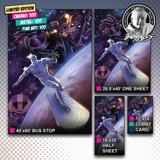 CANVAS | THE SILVER SURFER: SKY-RIDER OF THE SPACEWAYS! by Bob McLeod
