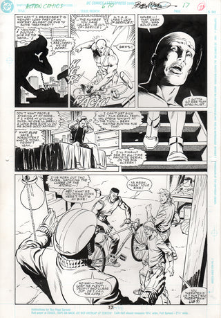 ORIGINAL ART | ACTION COMICS #670, PG.17 by Bob McLeod