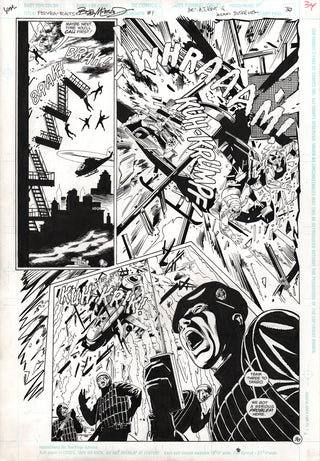ORIGINAL ART | PSYBA RATS #1 PG.30 by Bob McLeod