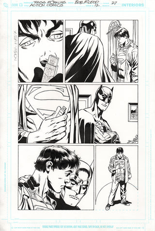 ORIGINAL ART | ACTION COMICS #12, PG.27 by Bob McLeod