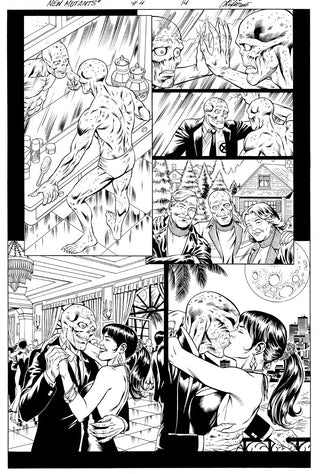 ORIGINAL ART | THE NEW MUTANTS FOREVER #4, PG.14 by Bob McLeod