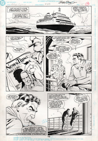 ORIGINAL ART | ACTION COMICS #668, PG.15 by Bob McLeod