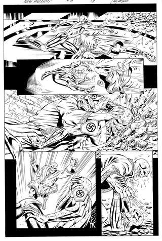 ORIGINAL ART | THE NEW MUTANTS FOREVER #4, PG.19 by Bob McLeod
