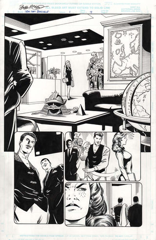 ORIGINAL ART | IRON MAN BOOKSHELF #1, PG.09 by Bob McLeod