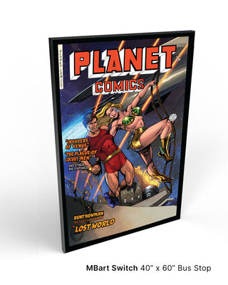 PLANET COMICS #66: GOLDEN AGE TRIBUTE by Joe Rubinstein