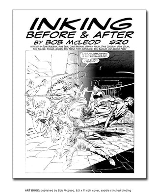 ART BOOK | INKING BEFORE & AFTER by Bob McLeod