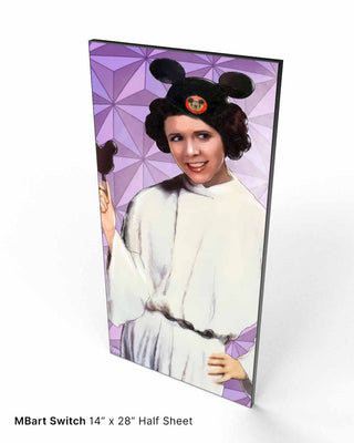 CANVAS | DISNEY STARLETS, CARRIE FISHER: A NEW DESSERT by James C. Mulligan