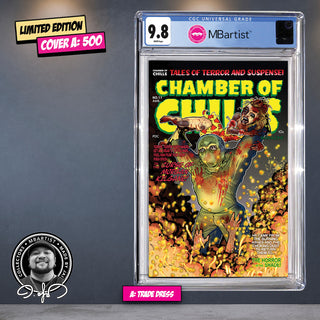 COMIC BOOK, PREORDER | CHAMBER OF CHILLS #11 FACSIMILE: Golden Age Tribute by Jaime Coker  | CGC 9.8 BLUE LABEL