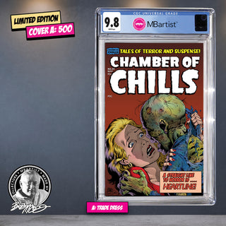 COMIC BOOK, PREORDER | CHAMBER OF CHILLS #23 FACSIMILE: Golden Age Tribute by Bob McLeod | CGC 9.8 BLUE LABEL