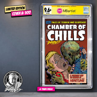 COMIC BOOK, PREORDER | CHAMBER OF CHILLS #23 FACSIMILE: Golden Age Tribute by Bob McLeod | CGC 9.6+ YELLOW LABEL