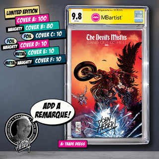 COMIC BOOK, PREORDER | THE DEVIL'S MISFITS #1: EXCLUSIVE VARIANT BY JOHN HEBERT | CGC 9.6+ YELLOW LABEL