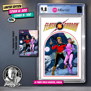 COMIC BOOK, PREORDER | FLASH GORDON #1: by Bob McLeod | CGC 9.8 BLUE LABEL