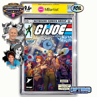 PREORDER | G.I. JOE: ARAH #1, HAMA FILES EDITION: VARIANT EXCLUSIVE BY STEVEN AHOLA | ORIGINAL CAST SIGNATURE | CGC 9.6+ YELLOW LABEL