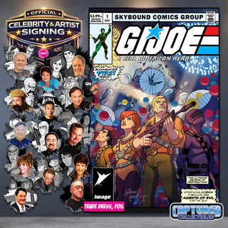 PREORDER | G.I. JOE: ARAH #1, HAMA FILES EDITION: VARIANT EXCLUSIVE BY STEVEN AHOLA | ORIGINAL CAST SIGNATURE