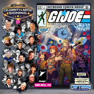 PREORDER | G.I. JOE: ARAH #1, HAMA FILES EDITION: VARIANT EXCLUSIVE BY STEVEN AHOLA | ORIGINAL CAST SIGNATURE