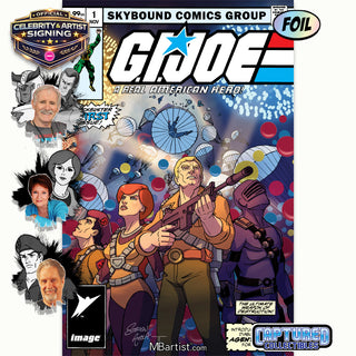 PREORDER | G.I. JOE: ARAH #1, HAMA FILES EDITION: VARIANT EXCLUSIVE BY STEVEN AHOLA | DUKE, SCARLETT, FLINT SIGNATURE
