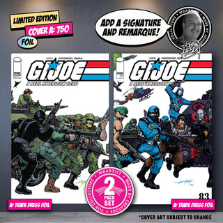 COMIC BOOK, PREORDER | G.I. JOE #313 & 315: EXCLUSIVE VARIANT by John Hebert | SET OF 2