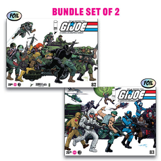 COMIC BOOK, PREORDER | G.I. JOE #313 & 315: EXCLUSIVE VARIANT by John Hebert | SET OF 2