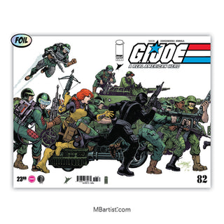 COMIC BOOK, PREORDER | G.I. JOE #313 & 315: EXCLUSIVE VARIANT by John Hebert | SET OF 2