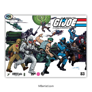COMIC BOOK | G.I. JOE #313 & 315: VARIANT EXCLUSIVE by John Hebert | SET OF 2