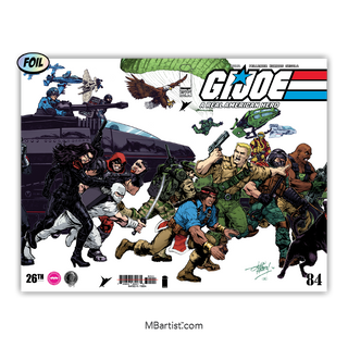 COMIC BOOK, PREORDER | G.I. JOE #313, 315, 317, 323: VARIANT EXCLUSIVE by John Hebert | SET OF 4