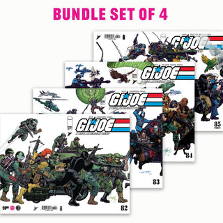 COMIC BOOK, PREORDER | G.I. JOE #313, 315, 317, 323: VARIANT EXCLUSIVE by John Hebert | SET OF 4