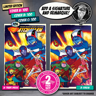 COMIC BOOK | GATCHAMAN #1: by Steven Ahola | SET OF 2