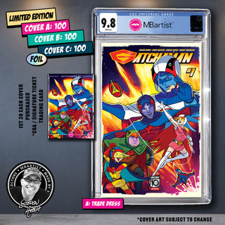 COMIC BOOK, PREORDER | GATCHAMAN #1: by Steven Ahola | CGC 9.8 BLUE LABEL